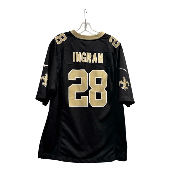 Nike 🏈 NFL NEW ORLEANS SAINTS #28 Ingram football jersey Men’s size Large - Picture 3 of 14